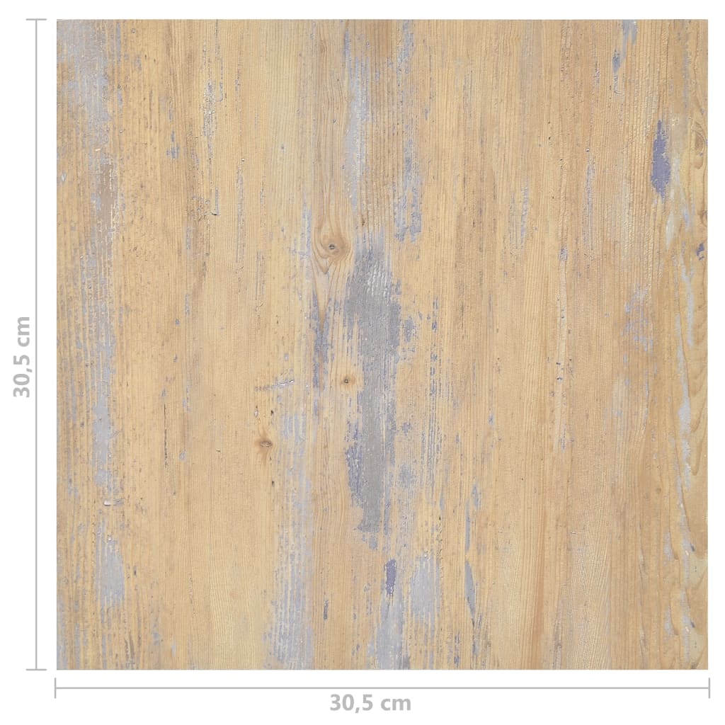 vidaXL Grindų plokštės, 20vnt., rudos, 1,86m², PVC, prilimpančios