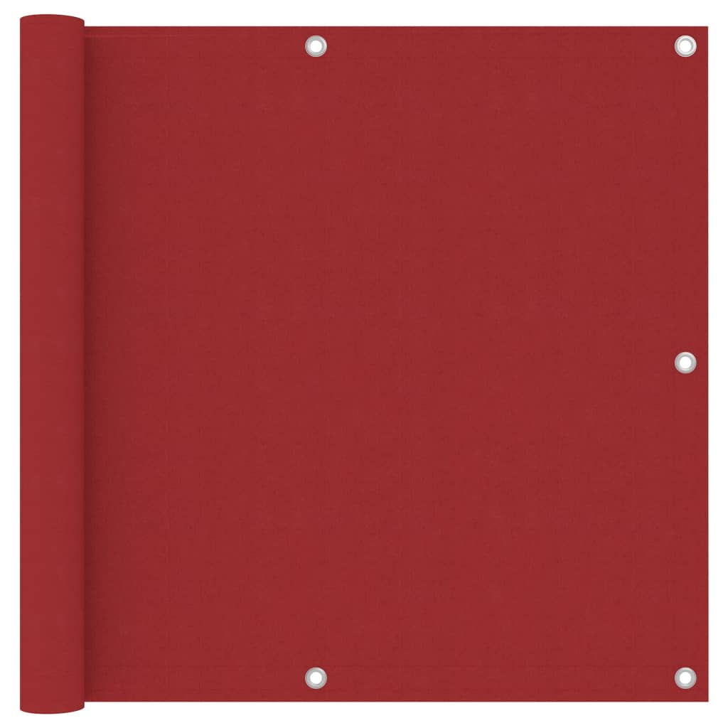 vidaXL Balkono pertvara, raudonos spalvos, 90x300cm, oksfordo audinys