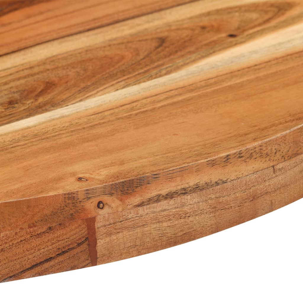 vidaXL Bistro staliukas, 70x75cm, akacijos medienos masyvas, apskritas