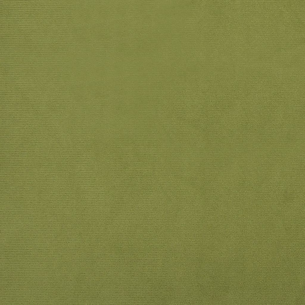 vidaXL Pakoja, šviesiai žalios spalvos, 78x56x32cm, aksomas