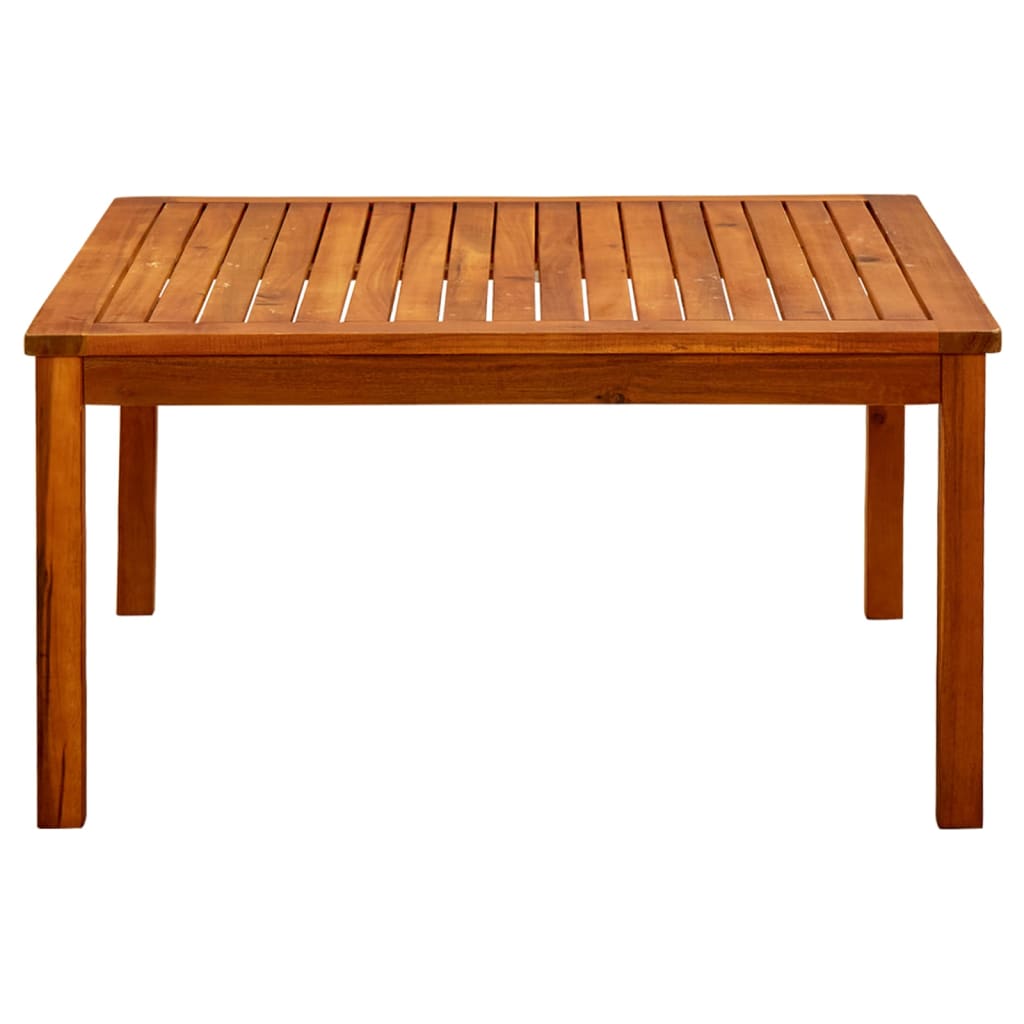 vidaXL Sodo kavos staliukas, 85x85x45cm, akacijos medienos masyvas