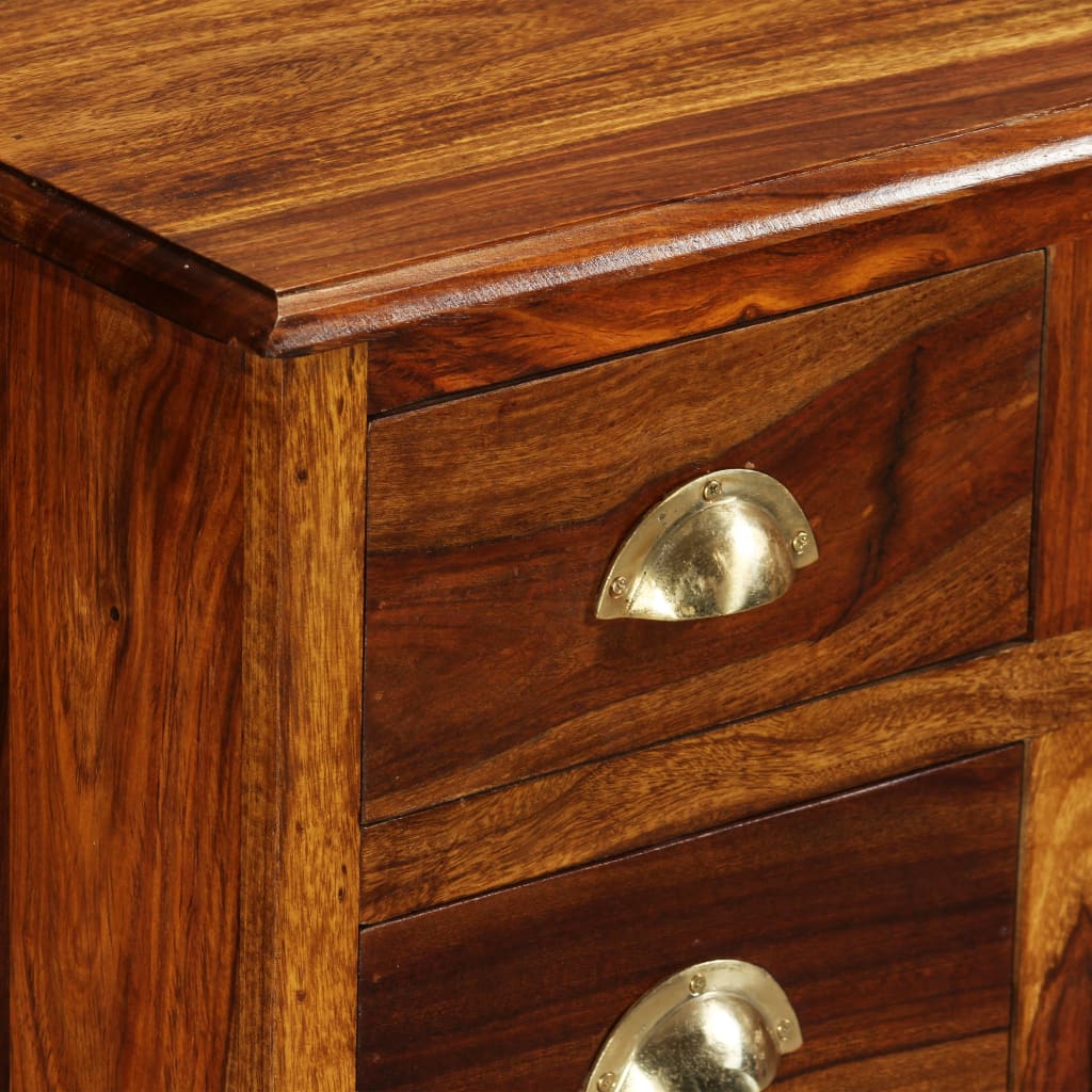 vidaXL Komoda su stalčiais, 120x30x75cm, rausvosios dalbergijos med.