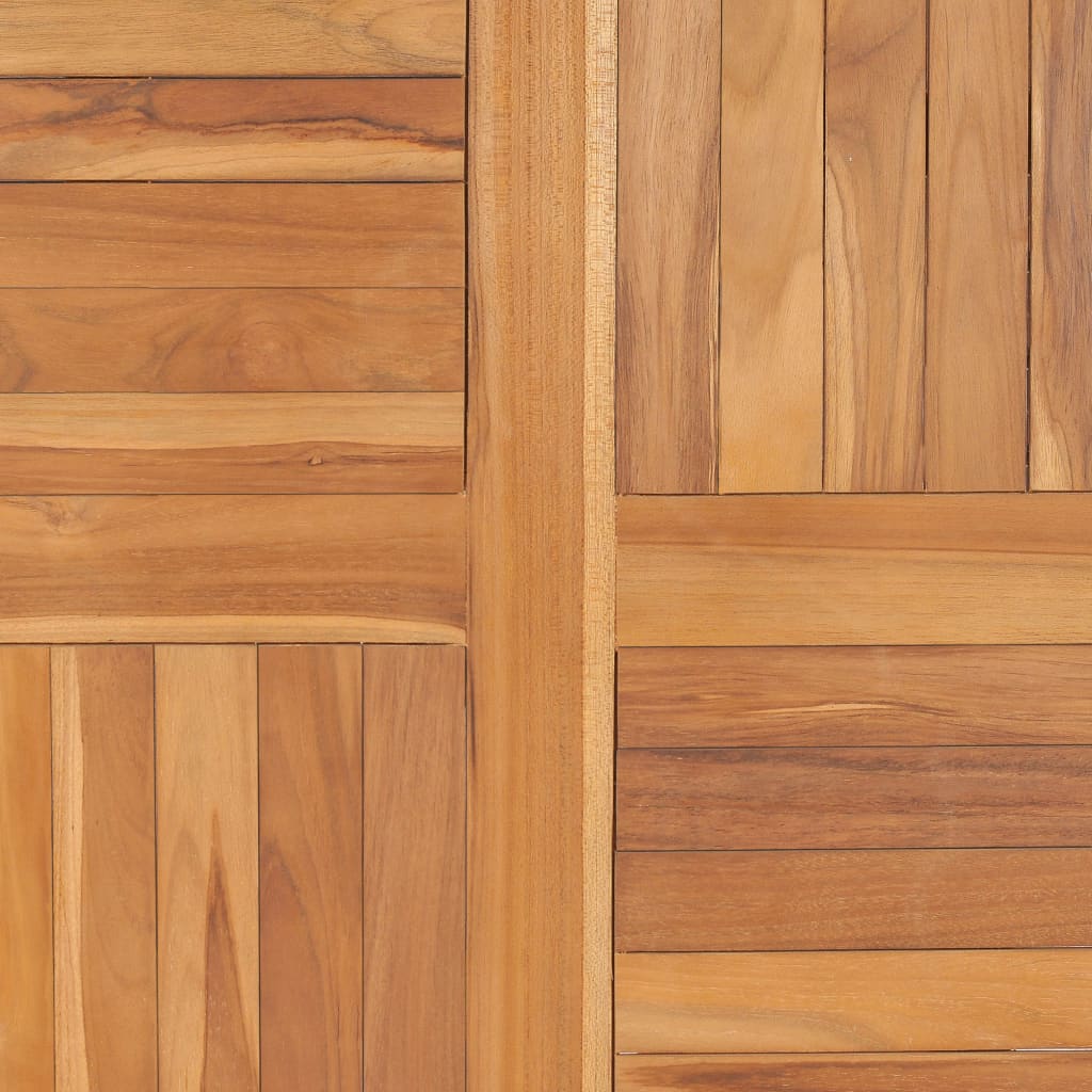 vidaXL Stalviršis, 90cm, tikmedžio medienos masyvas, apskritas, 2,5cm