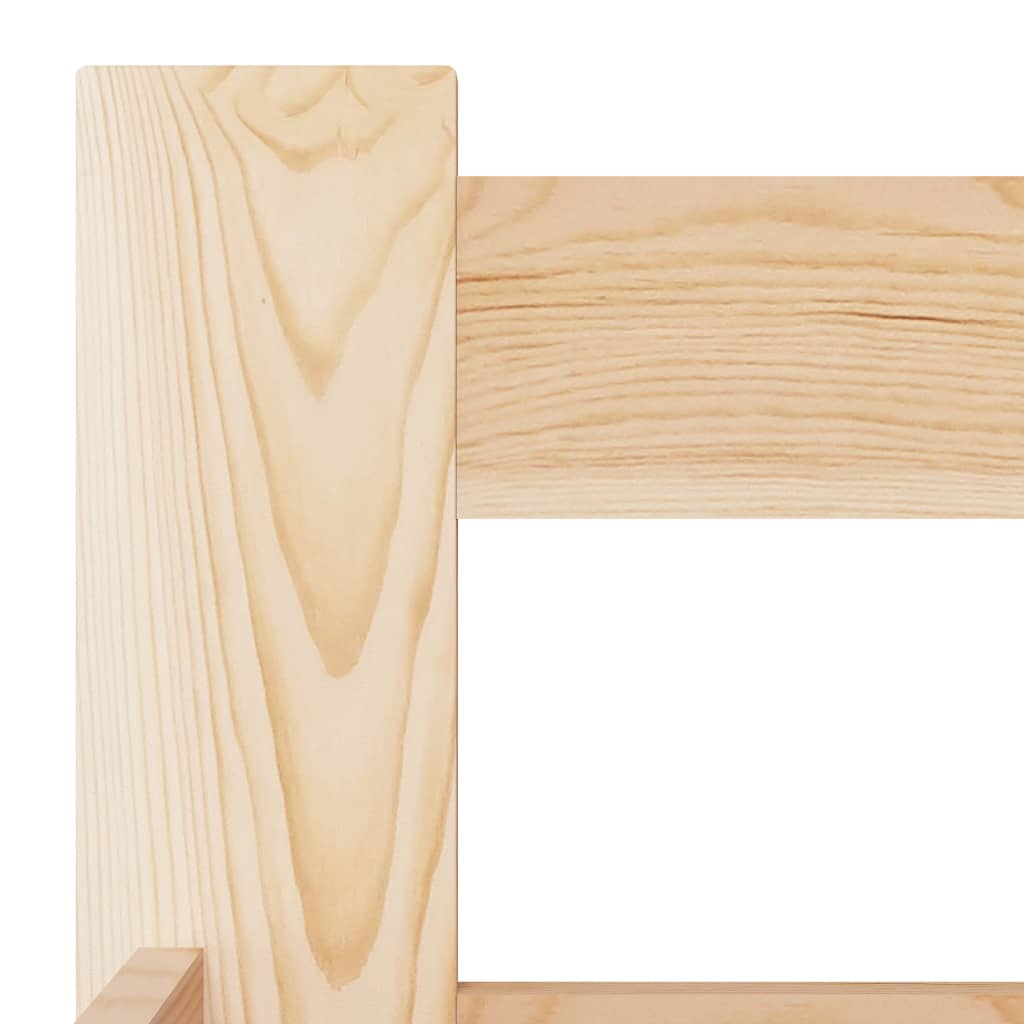 vidaXL Lovos rėmas, 160x200cm, pušies medienos masyvas