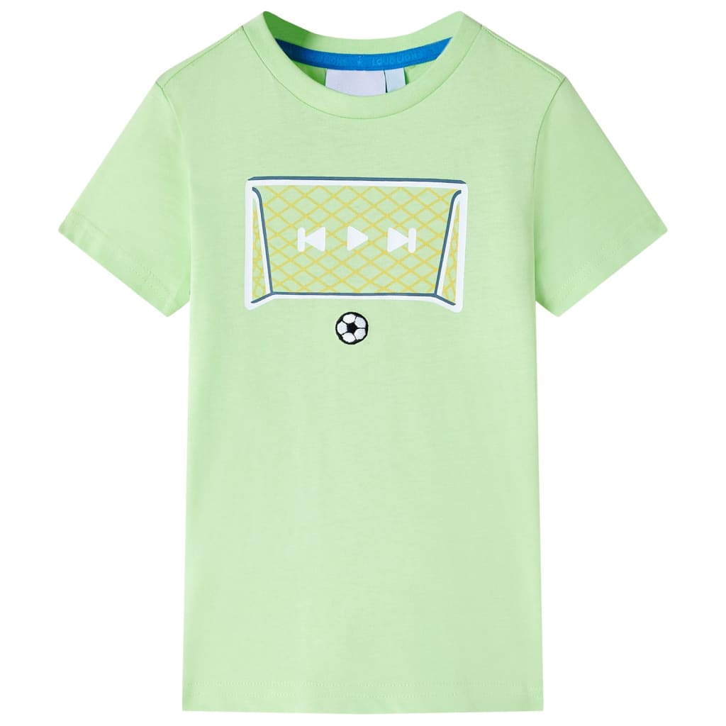 Vaikiški marškinėliai, laimo spalvos, 92 dydžio