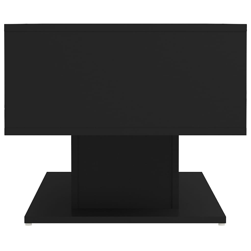 vidaXL Kavos staliukas, juodos spalvos, 103,5x50x44,5cm, MDP