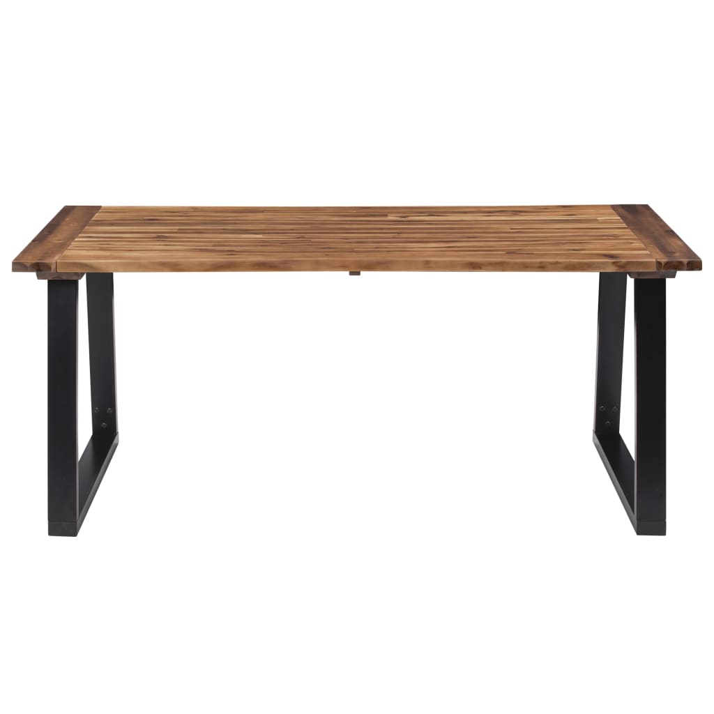 vidaXL Valgomojo stalas, 180x90cm, akacijos medienos masyvas