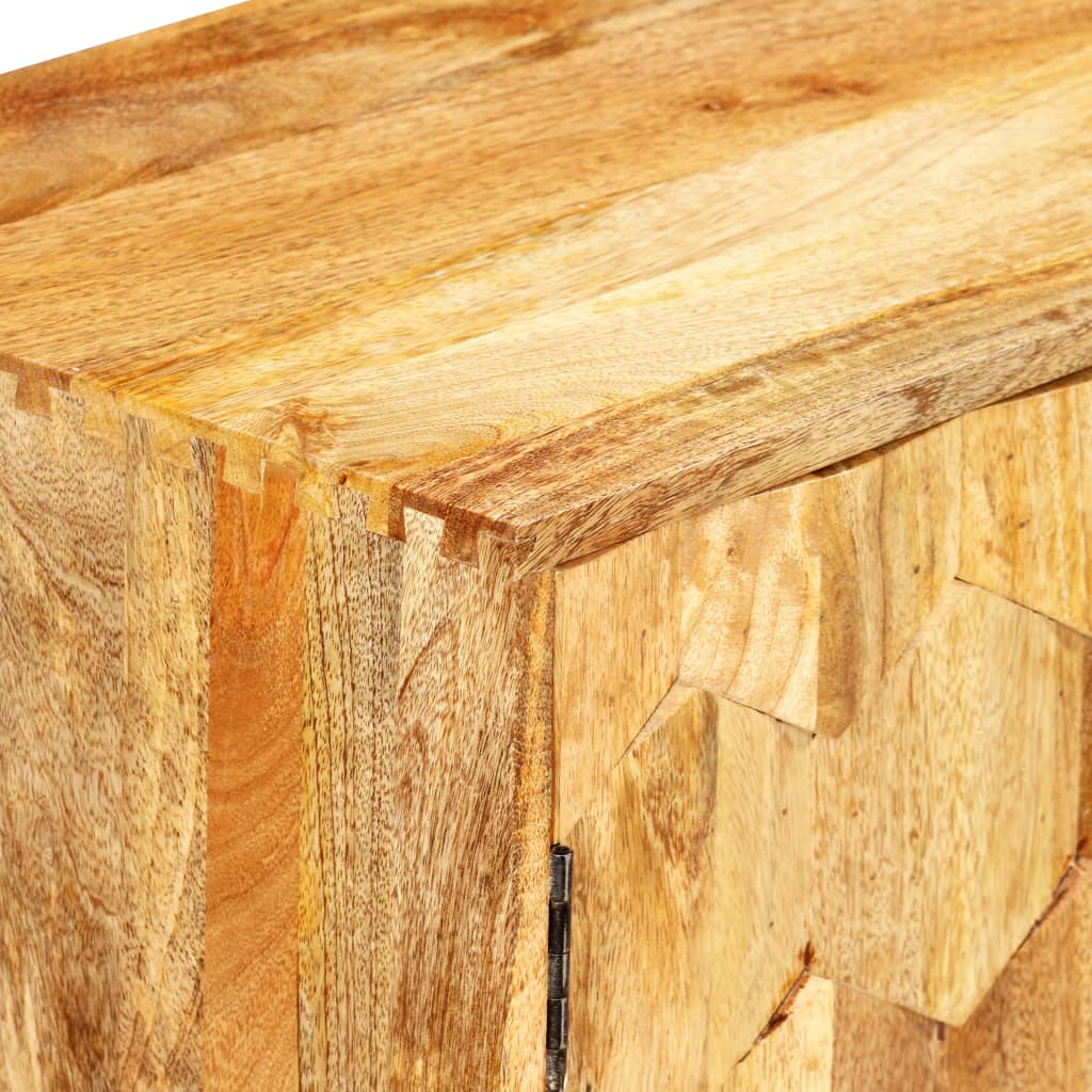 vidaXL Komoda, tvirta mango mediena, 118x35x75 cm