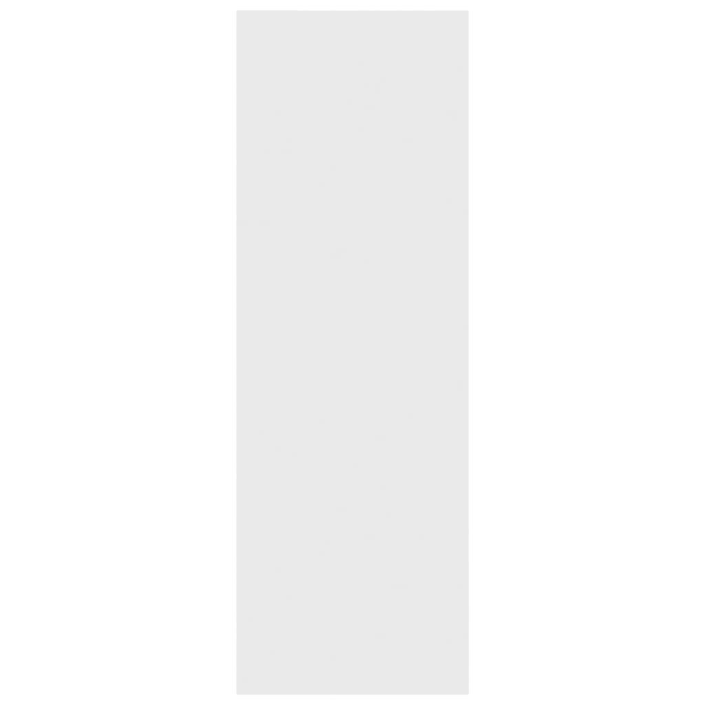 vidaXL Knygų/šoninė spintelė, baltos spalvos, 66x30x98 cm, MDP