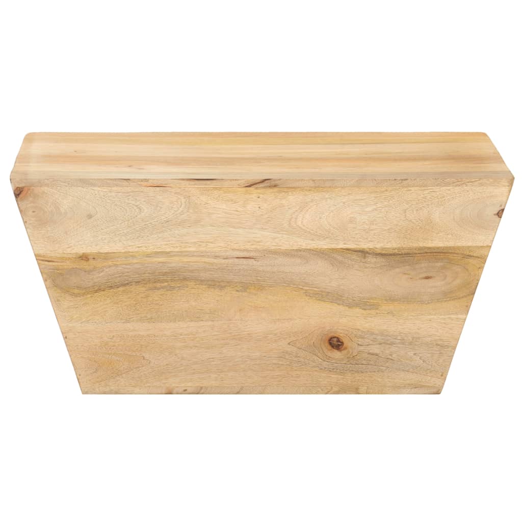 vidaXL Kavos staliukas, 66x66x30cm, mango medienos masyvas, V formos