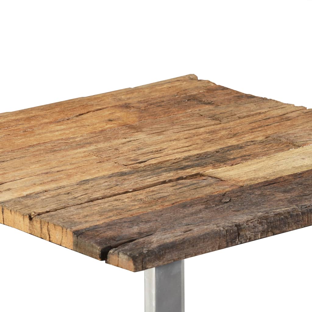 vidaXL Kavos staliukas, perdirbtos medienos masyvas, 55x55x40cm