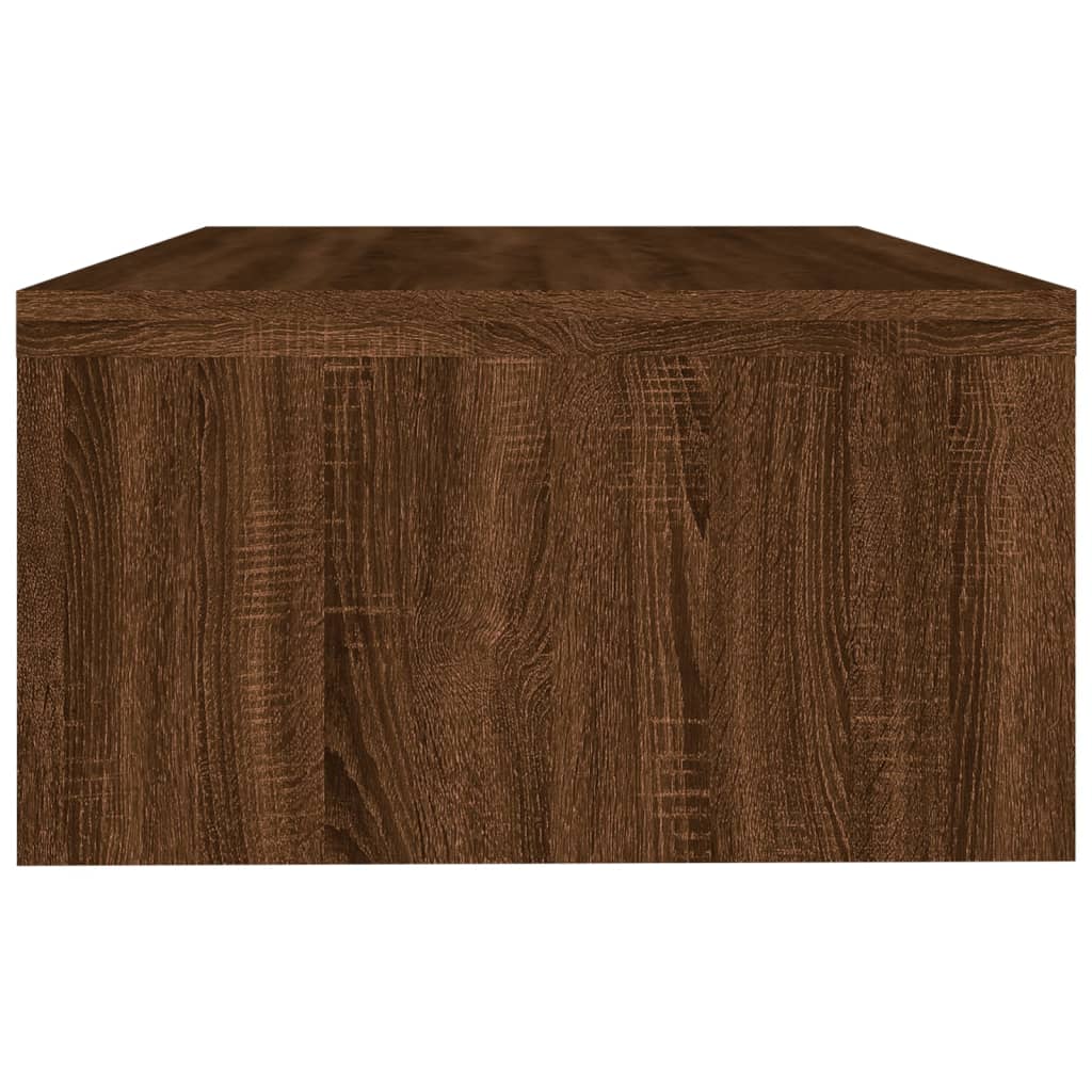 vidaXL Monitoriaus stovas, rudos ąžuolo spalvos, 42x24x13cm, mediena