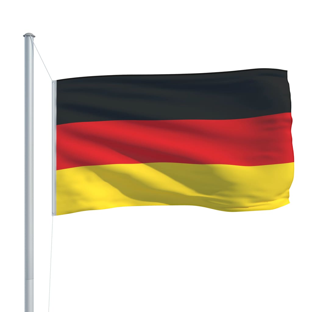 vidaXL Vokietijos vėliava, 90x150cm
