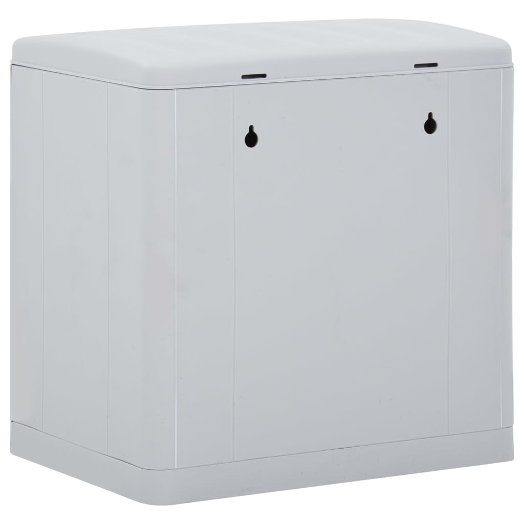 vidaXL Atliekų rūšiavimo dėžė, taupe spalvos, 40x30x40cm, 20l