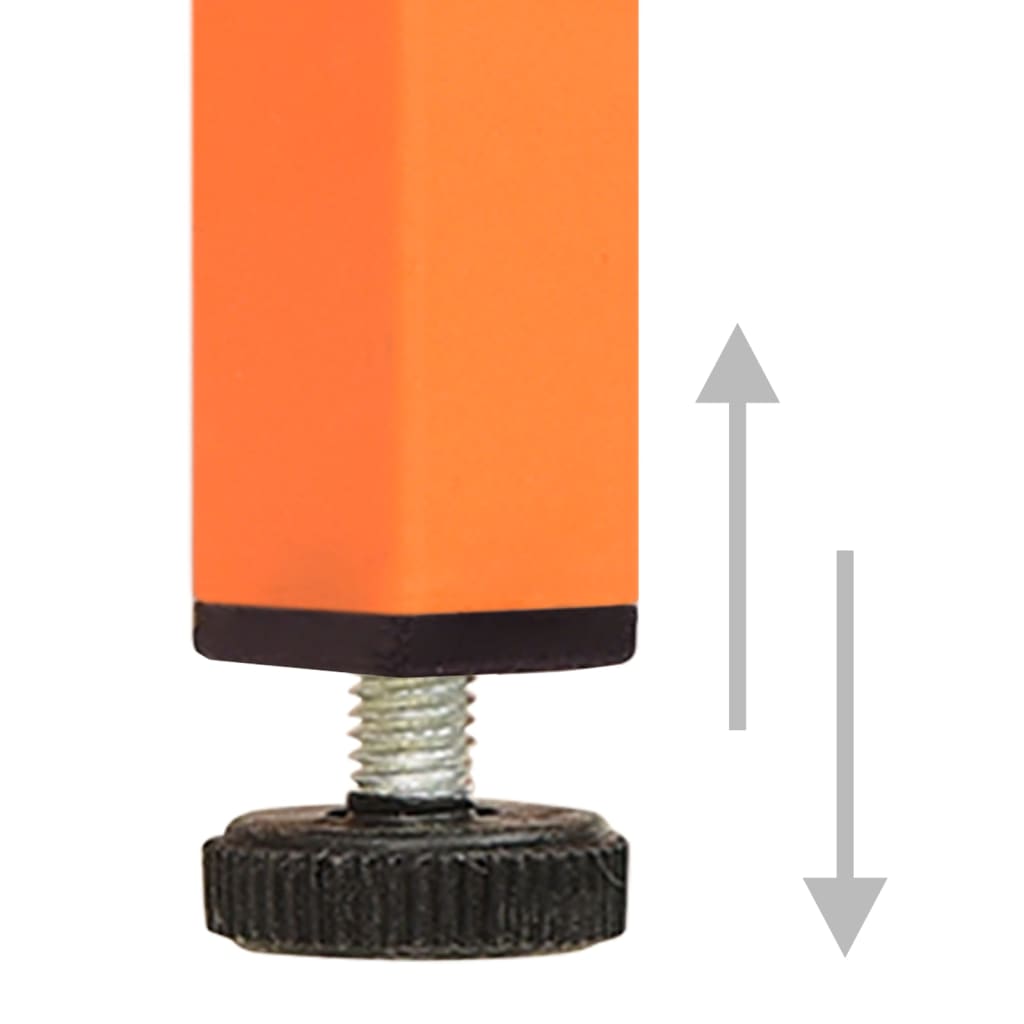 vidaXL Sandėliavimo spintelė, oranžinė, 80x35x101,5cm, plienas