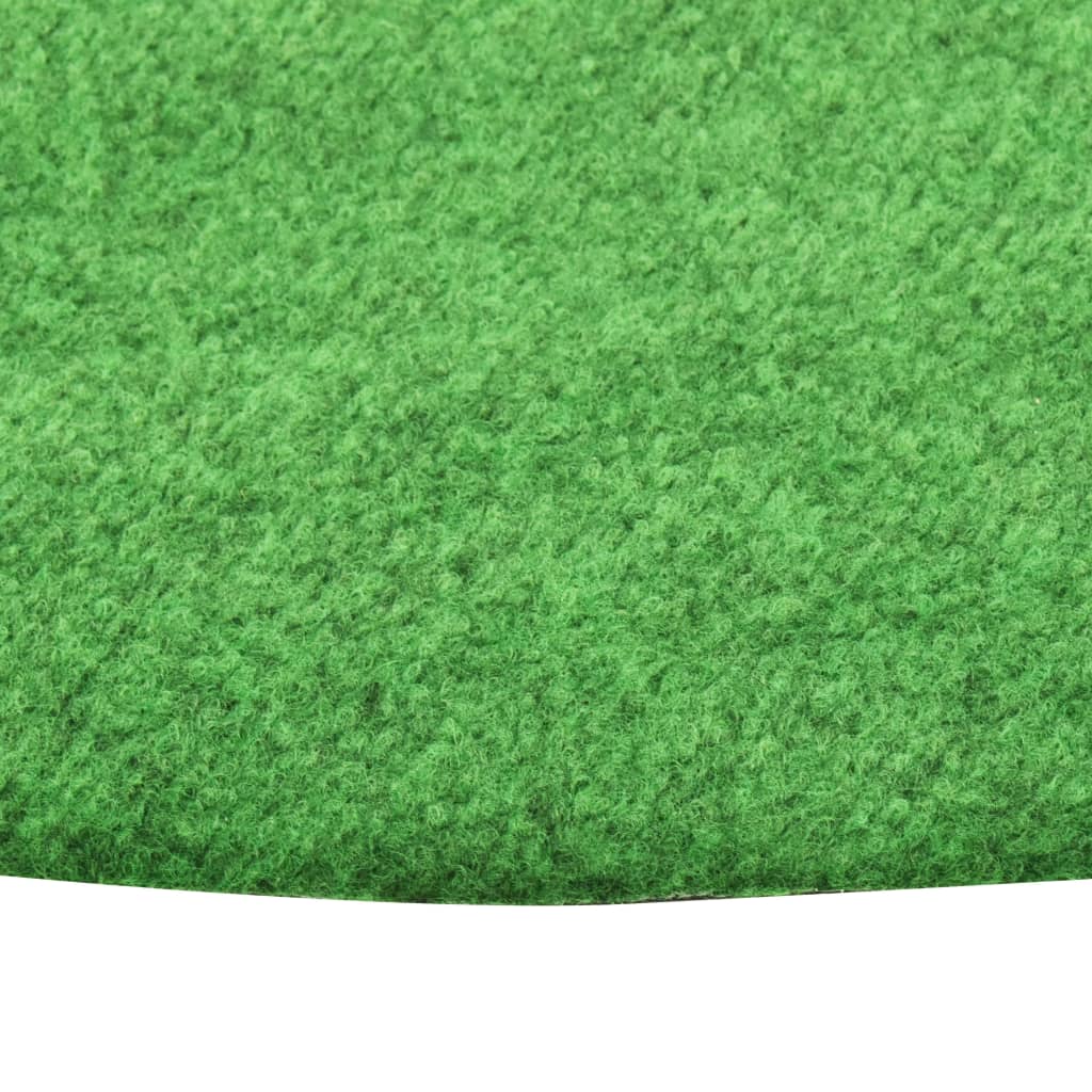 vidaXL Dirbtinė žolė su smeigtukais, žalia, 95cm skersmens, apskrita