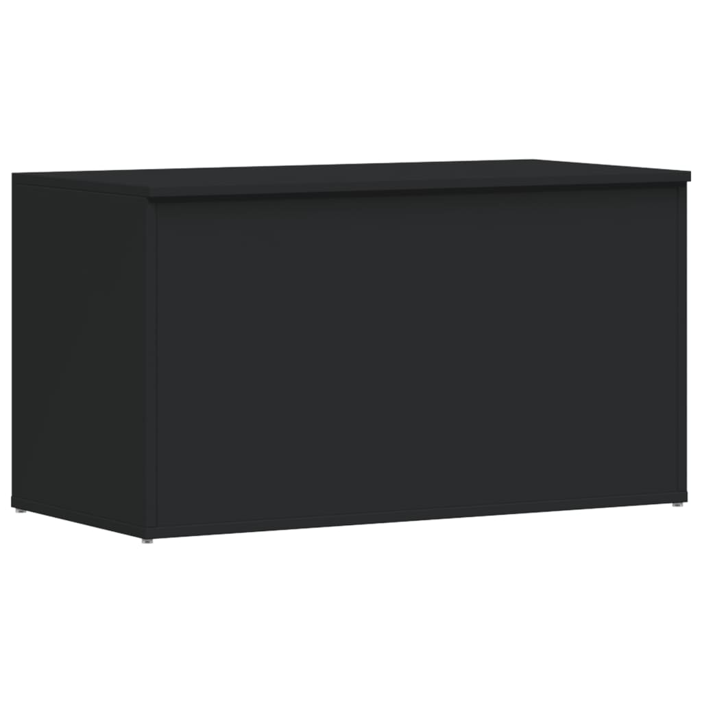 vidaXL Daiktadėžė, juodos spalvos, 84x42x46cm, apdirbta mediena