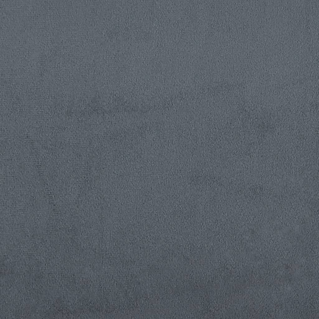 vidaXL Krėslas, tamsiai pilkos spalvos, 64x64x90cm, aksomas