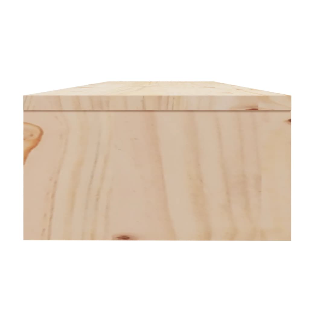 vidaXL Monitoriaus stovas, 100x24x13cm, pušies medienos masyvas