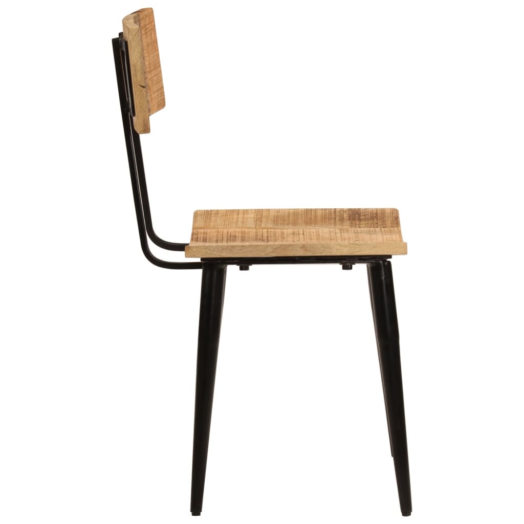 vidaXL Valgomojo kėdės, 2vnt., 44x40x80cm, mango medienos masyvas
