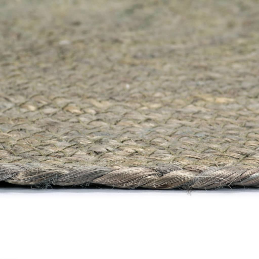vidaXL Stalo kilimėliai, 6 vnt., pilki, 38cm, džiutas, apvalūs