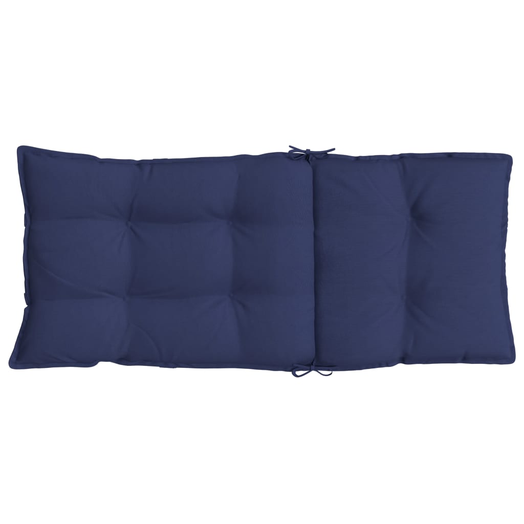 vidaXL Kėdės pagalvėlės, 6vnt., tamsiai mėlynos, oksfordo audinys