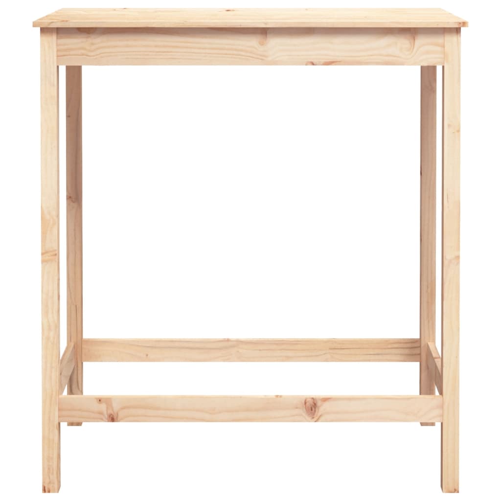 vidaXL Baro baldų komplektas, 5 dalių, pušies medienos masyvas