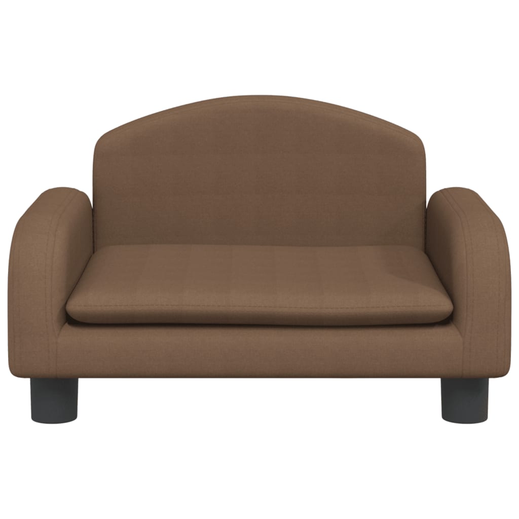 vidaXL Vaikiška sofa, rudos spalvos, 50x40x30cm, audinys