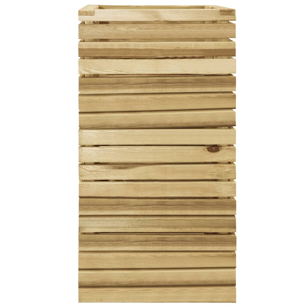 vidaXL Sodo lovelis, 50x50x100cm, impregnuota pušies mediena