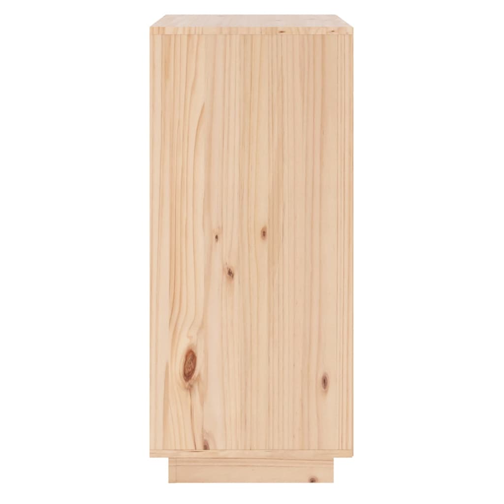 vidaXL Šoninė spintelė, 38x35x80cm, pušies medienos masyvas
