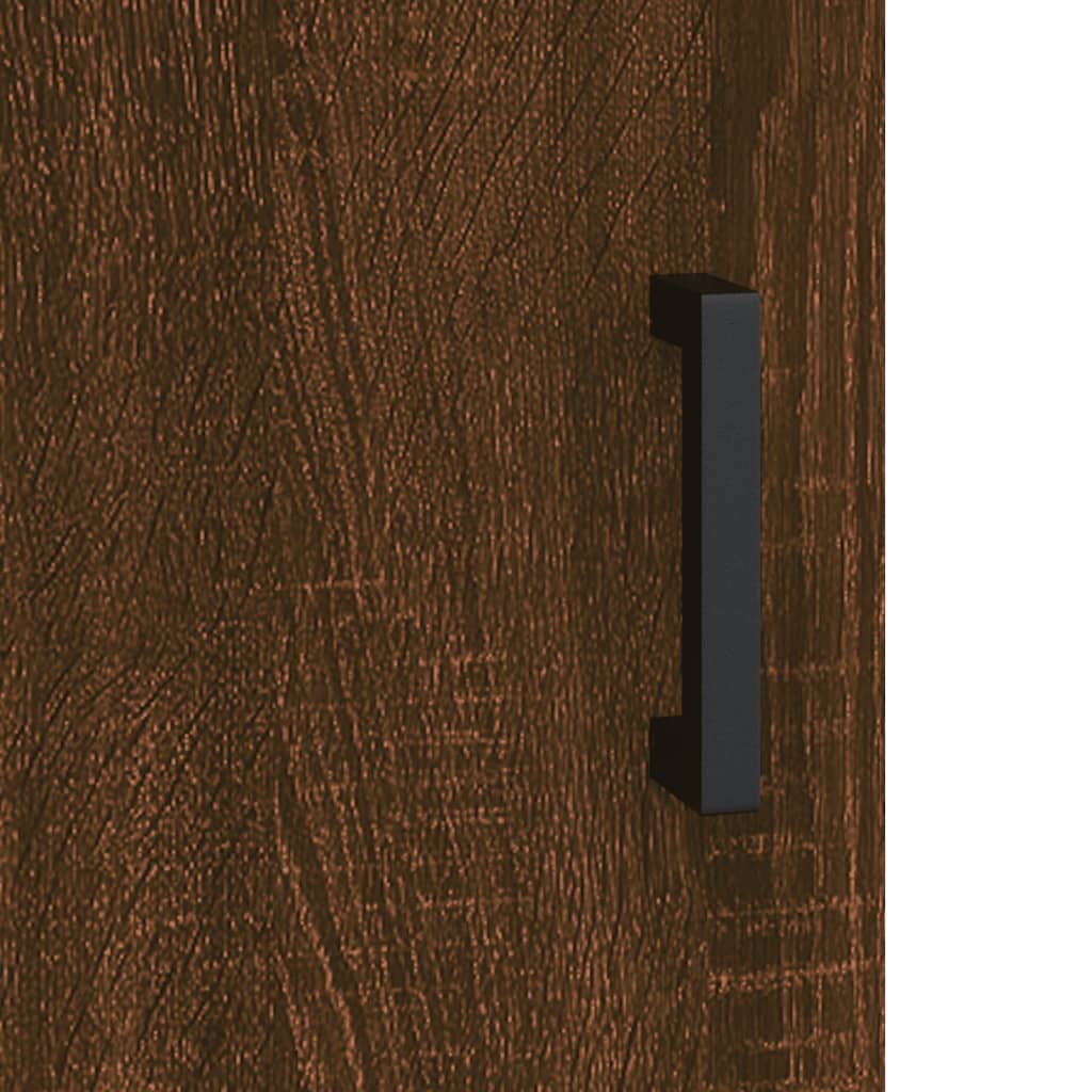 vidaXL Naktinės spintelės, 2vnt., rudos ąžuolo, 40x40x50cm, mediena