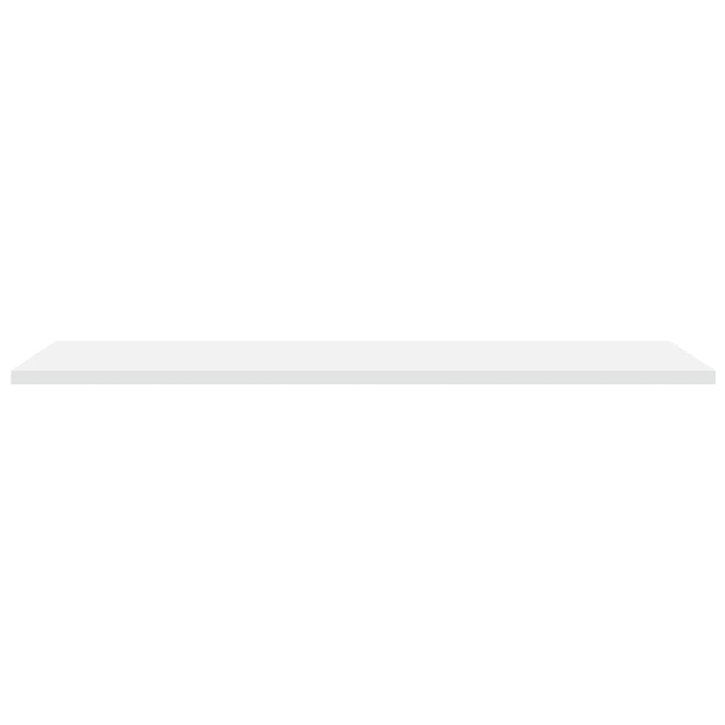 vidaXL Knygų lentynos plokštės, 4vnt., baltos, 80x30x1,5cm, MDP