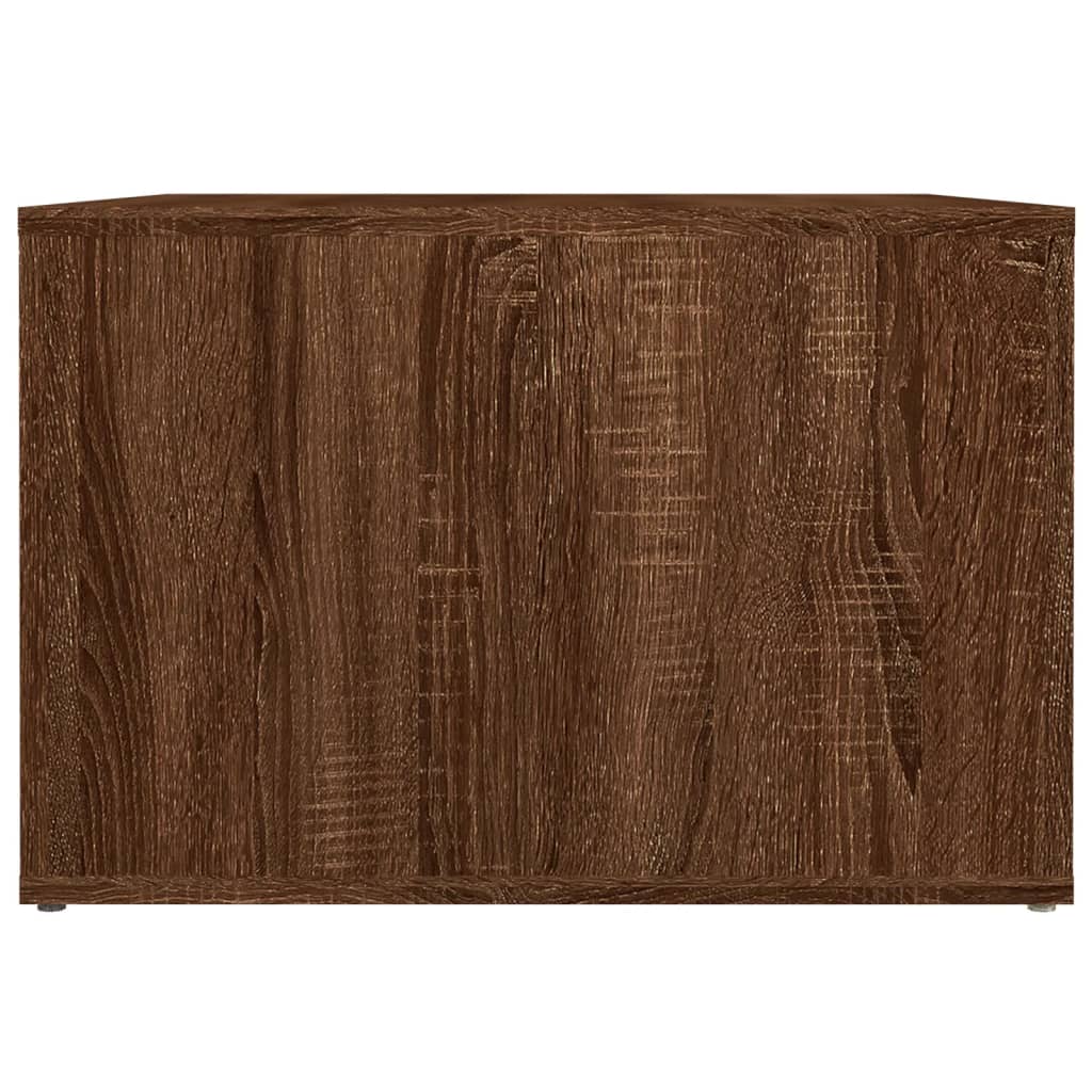 vidaXL Naktinis staliukas, rudas ąžuolo, 57x55x36cm, apdirbta mediena