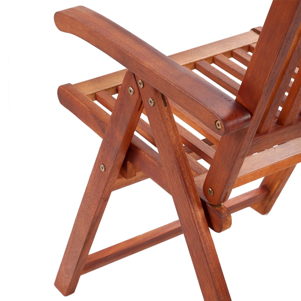 vidaXL Sulankstomos sodo kėdės, 3vnt., akacijos medienos masyvas