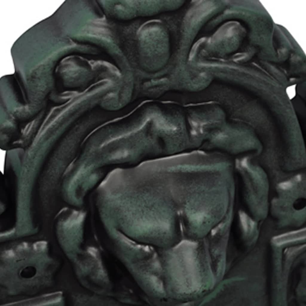 vidaXL Sieninis fontanas, liūto galvos dizainas