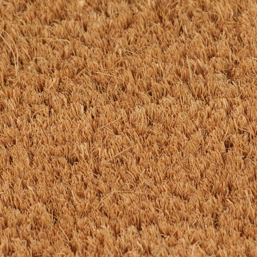 vidaXL Durų kilimėlis, natūralus, 60x90cm, kuokštuotas kokoso pluoštas