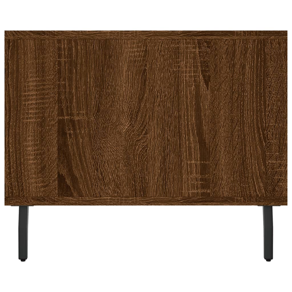 vidaXL Kavos staliukas, rudas ąžuolo, 102x50x40cm, apdirbta mediena