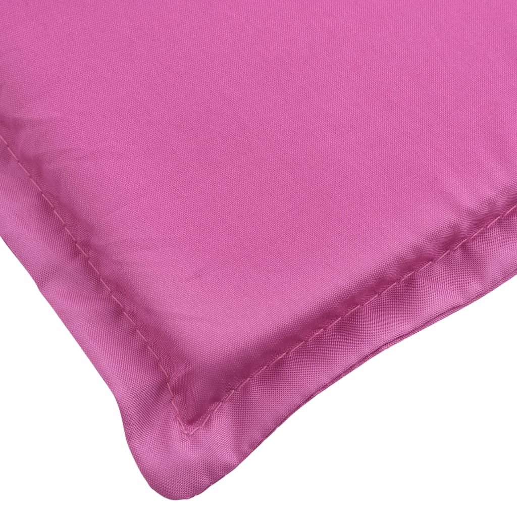 vidaXL Terasos kėdės pagalvėlė, rožinės spalvos, oksfordo audinys