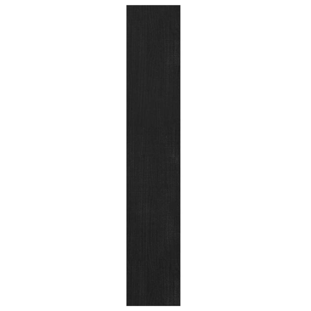 vidaXL Spintelė/kambario pertvara, juoda, 100x30x167,5cm, pušis