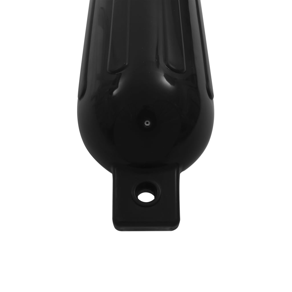 vidaXL Valties bortų apsaugos, 4vnt., juodos spalvos, 51x14cm, PVC
