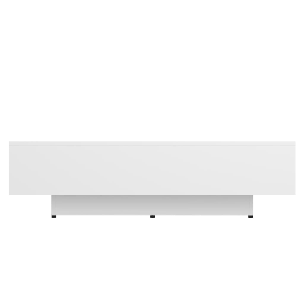 vidaXL Kavos staliukas, baltas, 100x49,5x31cm, apdirbta mediena