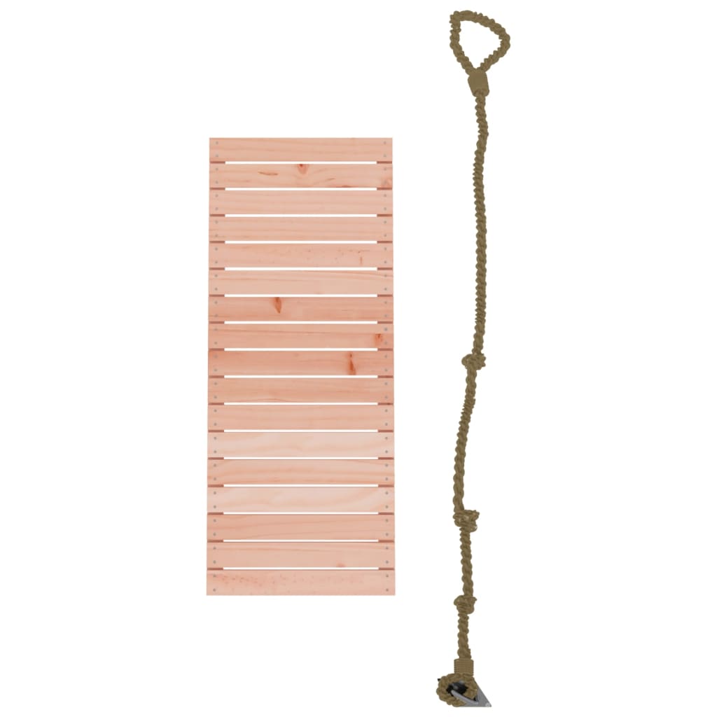 vidaXL Laipiojimo sienelė su virve, 44,5x5x108cm, douglas eglė