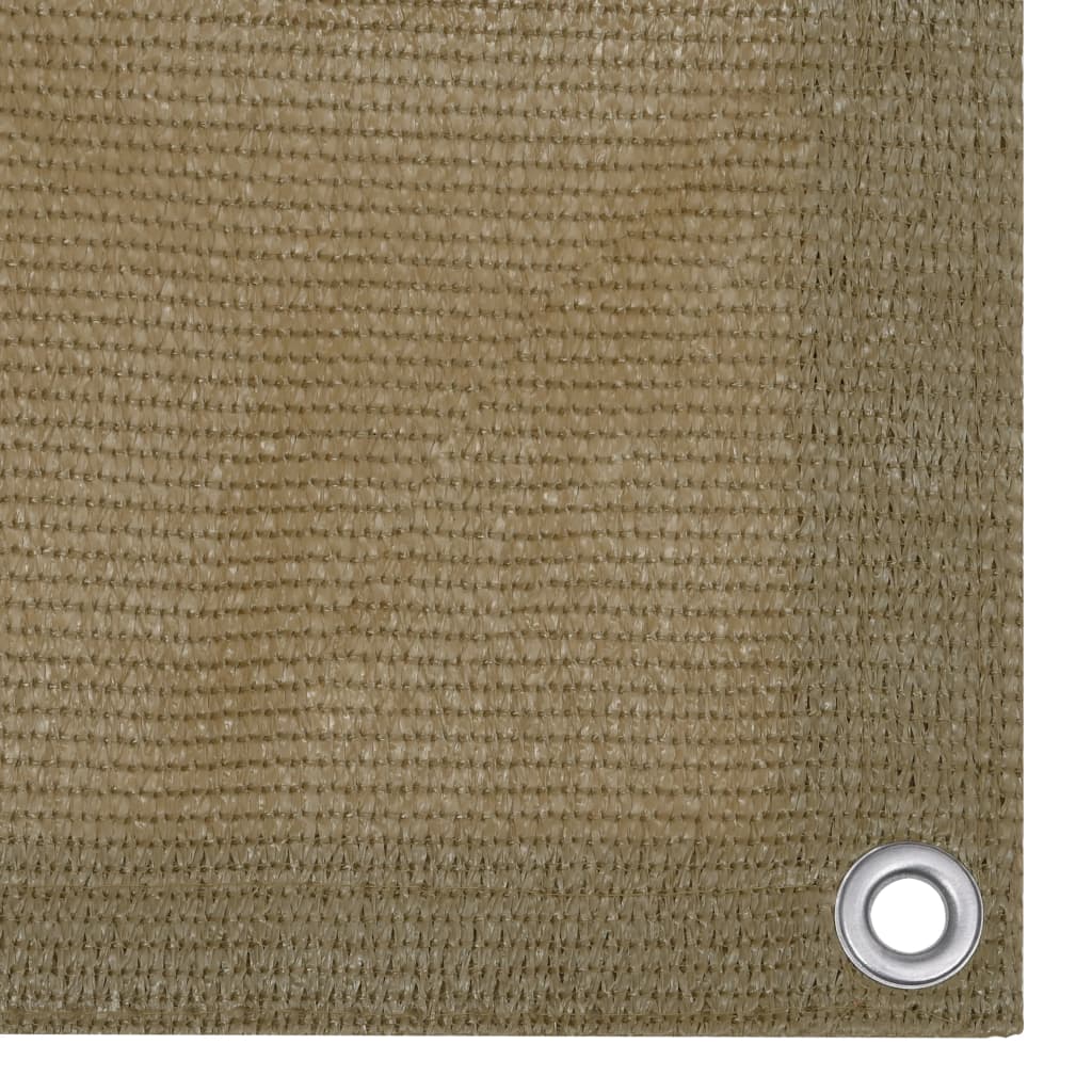 vidaXL Palapinės kilimėlis, taupe spalvos, 200x400cm