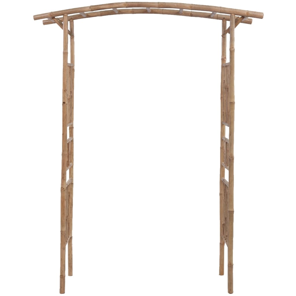 vidaXL Rožių arka, bambukas, 145x40x187 cm