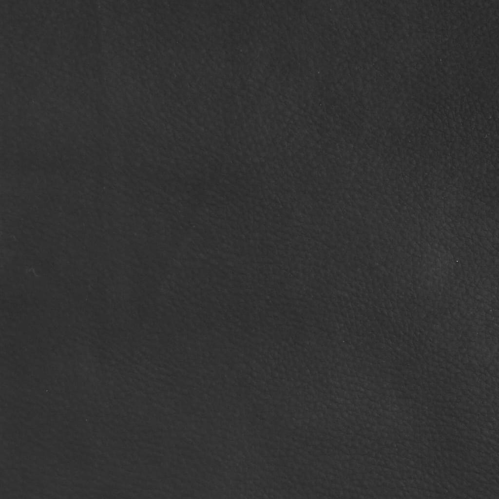 vidaXL Suoliukas, juodos spalvos, 107x80x81cm, dirbtinė oda