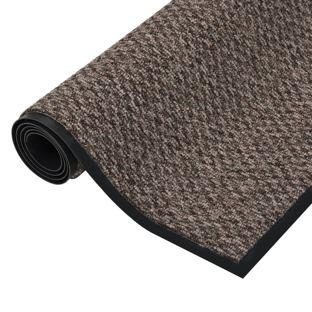 vidaXL Durų kilimėlis, smėlio spalvos, 80x120cm
