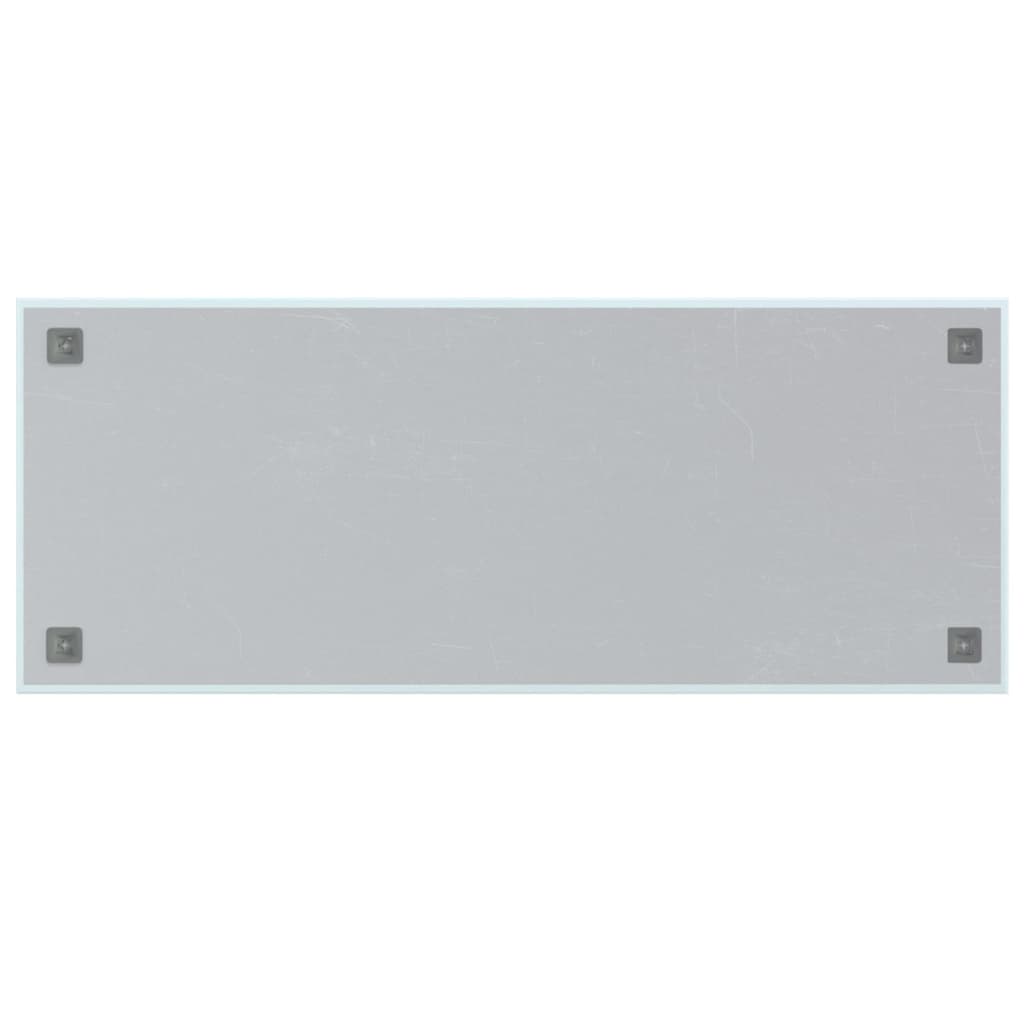 vidaXL Sieninė magnetinė lenta, balta, 100x40cm, grūdintas stiklas