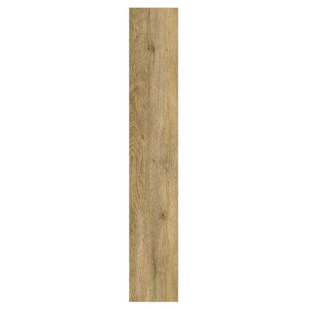 vidaXL Sienų plokštės, rudos, 2,06m², PVC, medienos imitacijos