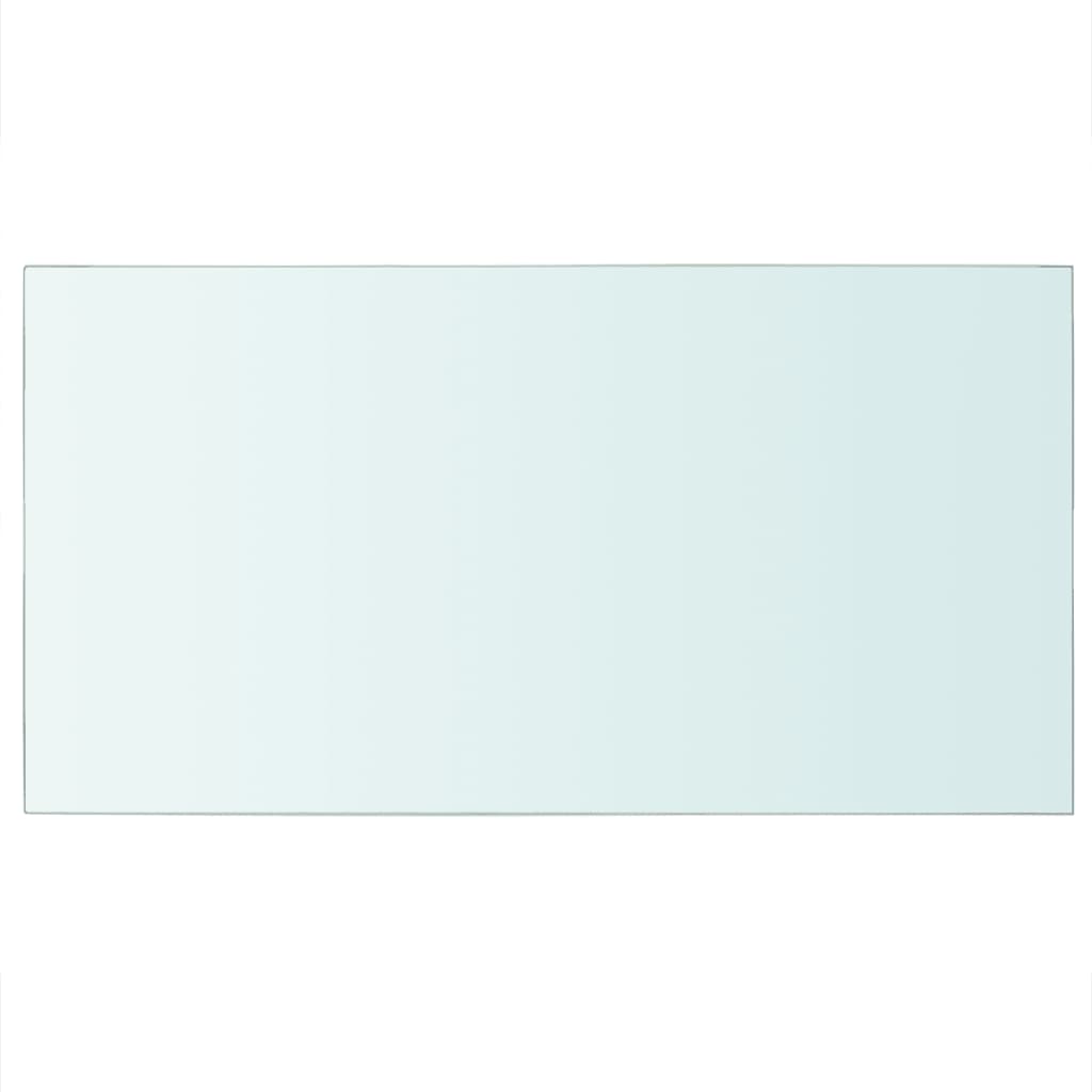 vidaXL Lentynos plokštė, skaidrus stiklas, 40x25 cm