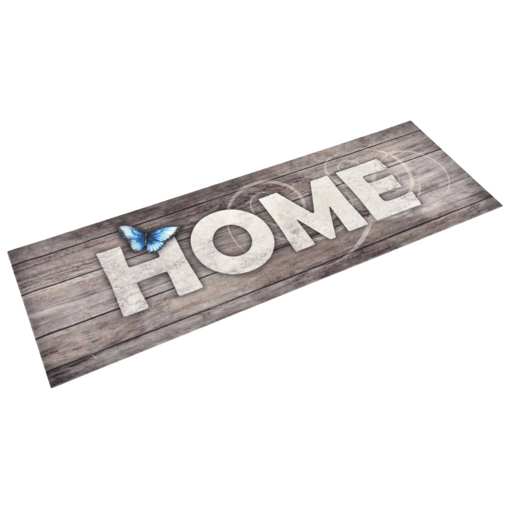 vidaXL Virtuvės kilimas, 60x300cm, plaunamas, su užrašu Home